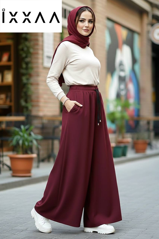 بنطلون كريب اوفر سايز