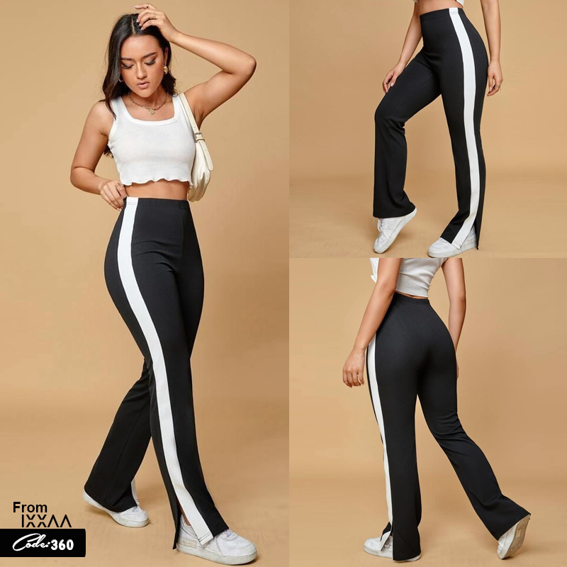 بنطلون بفتحة جانبية